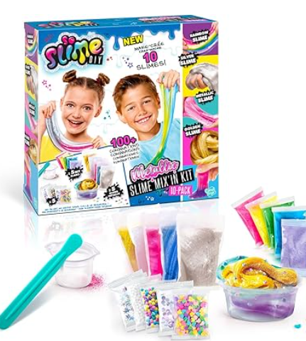 Canal Toys - So Slime - Kit 10 Slimes Personnalisés - +100 Combinaisons